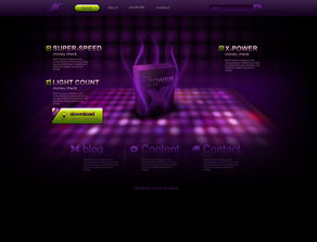 軟件產(chǎn)品網(wǎng)頁(yè)設(shè)計(jì)效果