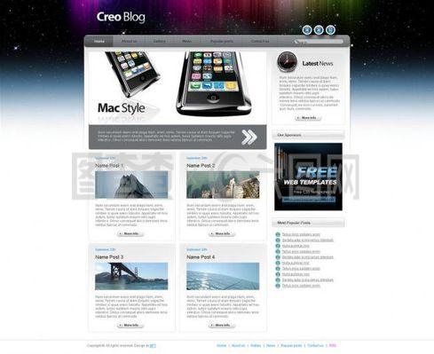 數(shù)碼產(chǎn)品網(wǎng)頁設(shè)計圖片